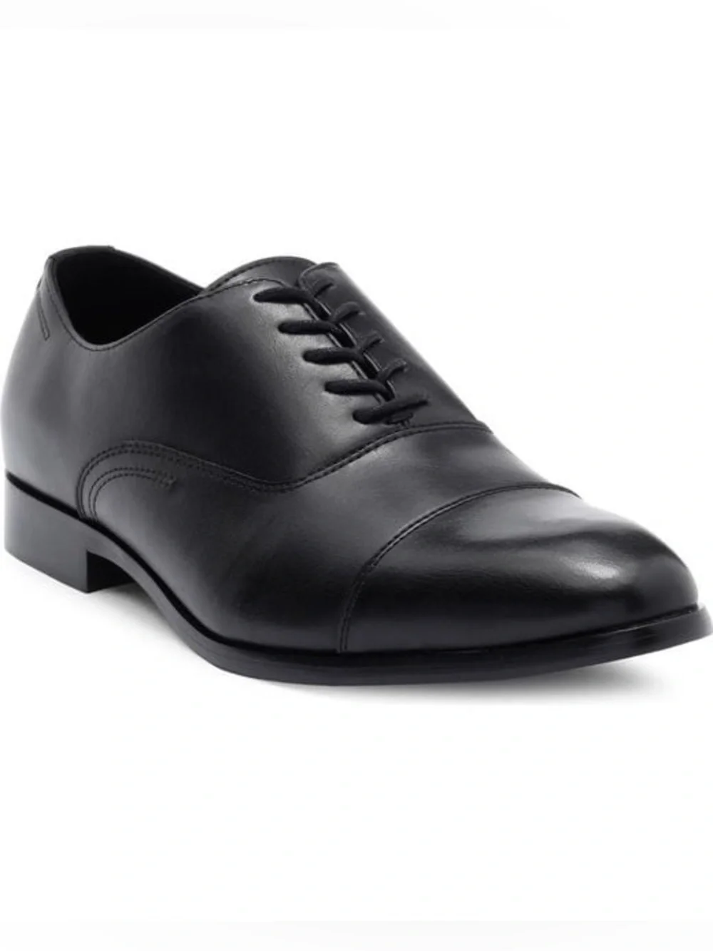 NWT Nordstrom Derby Dress Shoe Harry Black Cap Toe Men Size 9